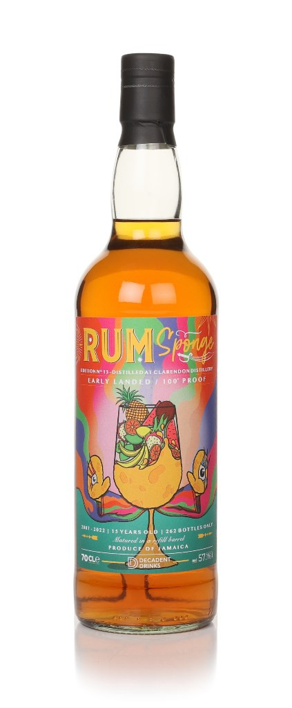 Clarendon 15 Year Old 2007 - Rum Sponge  Edition No.13 (Decadent Drinks) 70cl