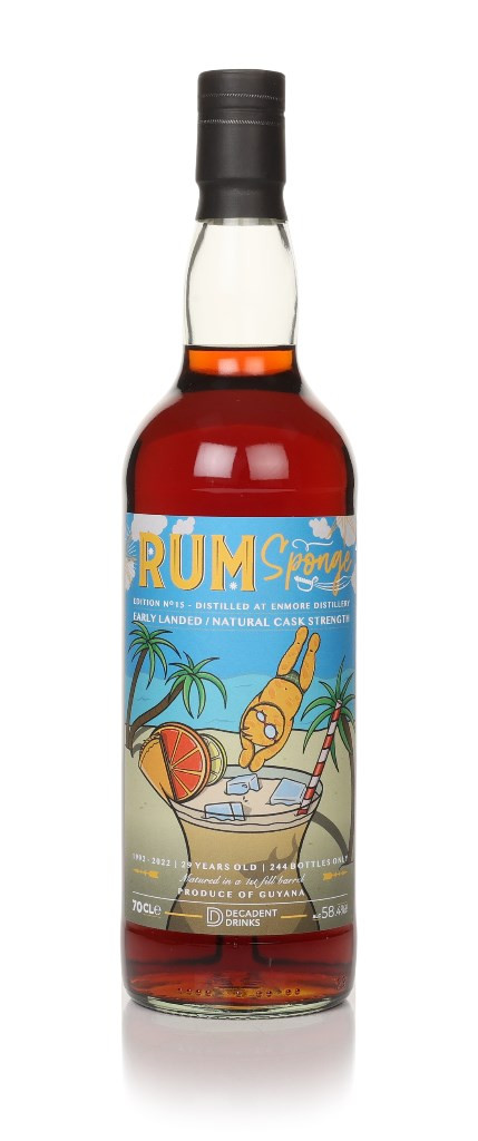 Enmore 29 Year Old 1992 - Rum Sponge Edition No.15 (Decadent Drinks) 70cl