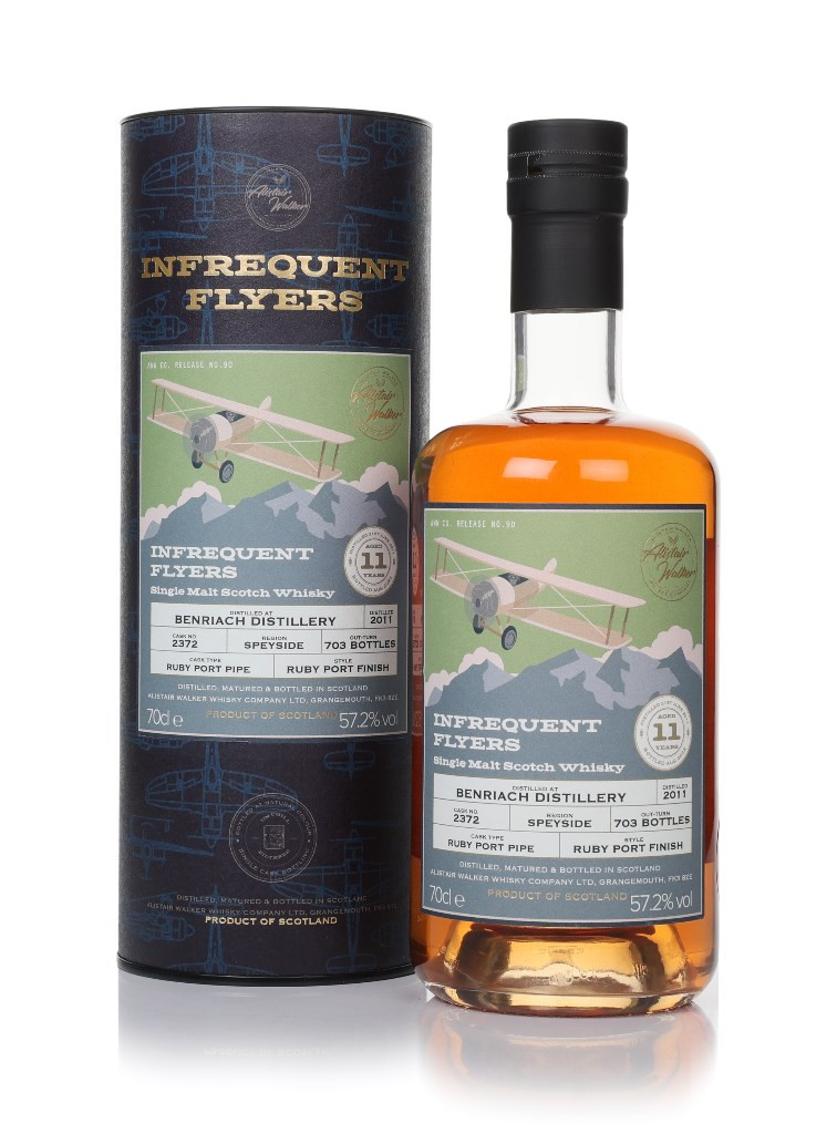 Benriach 11 Year Old 2011 (cask 2372) - Infrequent Flyers (Alistair Walker) 70cl