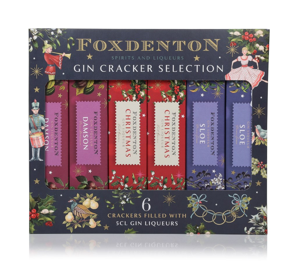Foxdenton Gin Christmas Cracker Selection (6 x 5cl) 30cl