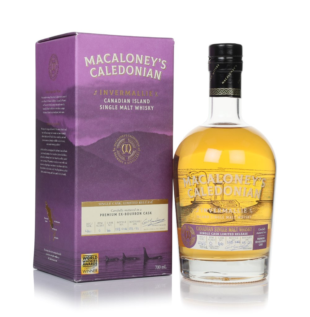 Macaloney’s Caledonian (cask 66) - Invermallie Ex-Bourbon Cask 70cl