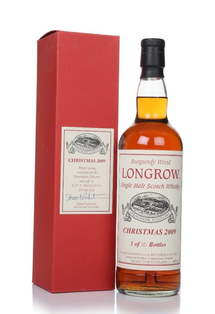 Longrow Christmas 2009 - Burgundy Wood 70cl
