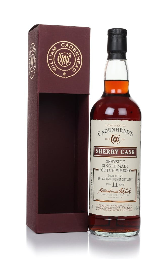 Benriach-Glenlivet 11 Year Old 2008 - Cadenhead's 70cl