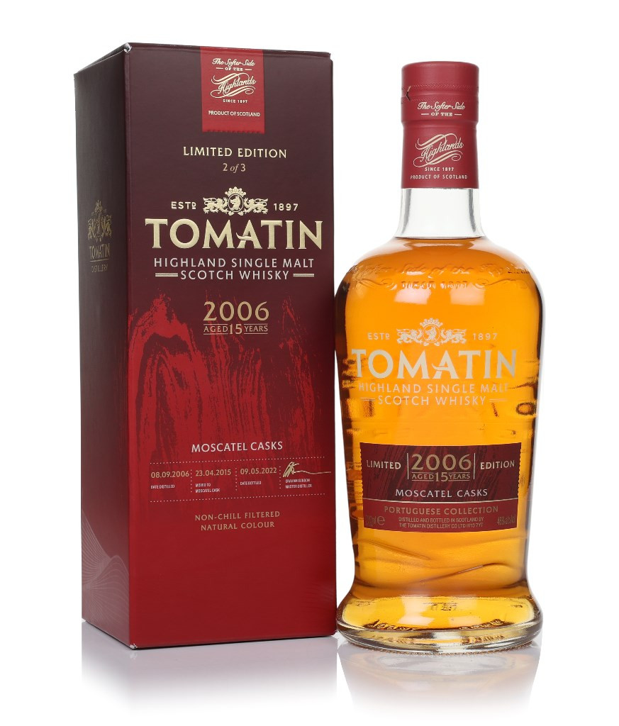 Tomatin  15 Year Old 2006 Moscatel Cask - The Portuguese Collection 70cl
