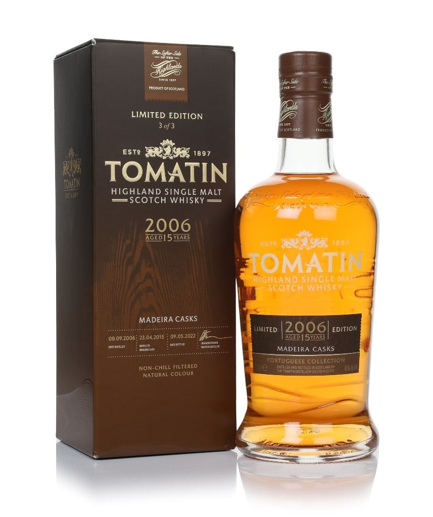 Tomatin 15 Year Old 2006 Madeira Cask - The Portuguese Collection 70cl