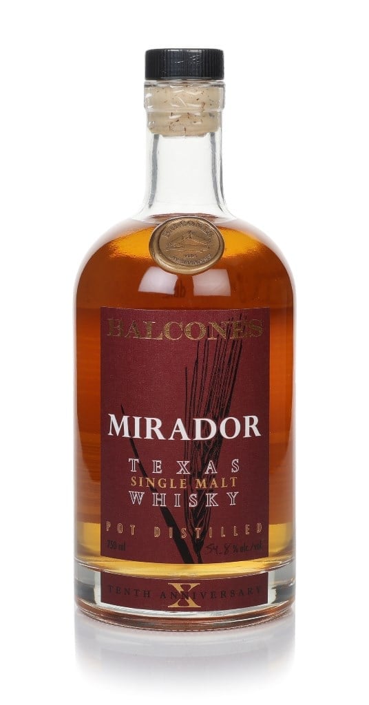 Balcones Mirador Texas Single Malt Whisky - Tenth Anniversary 75cl