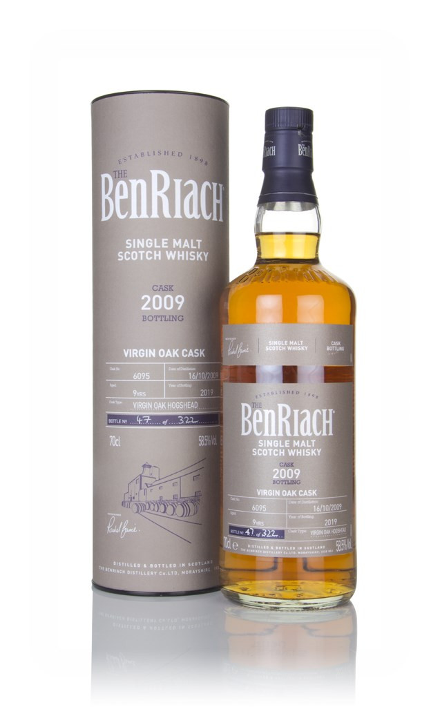 Benriach 9 Year Old 2009 (cask 6095) - Virgin Oak Cask 70cl