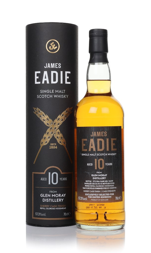 Glen Moray 10 Year Old 2012 (cask 361159) - James Eadie 70cl