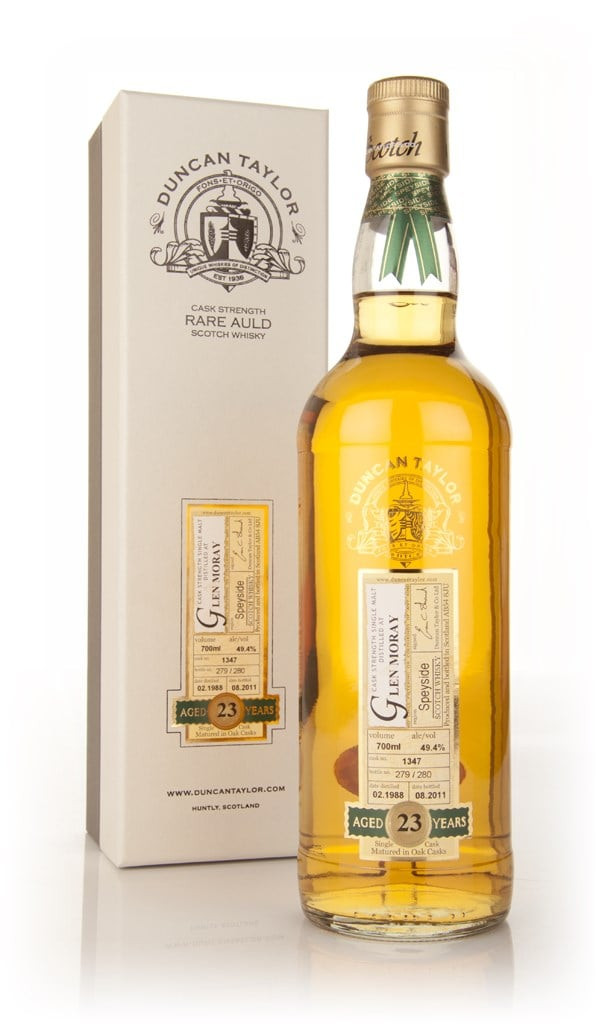 Glen Moray 23 Year Old 1988 Rare Auld (Duncan Taylor) 70cl