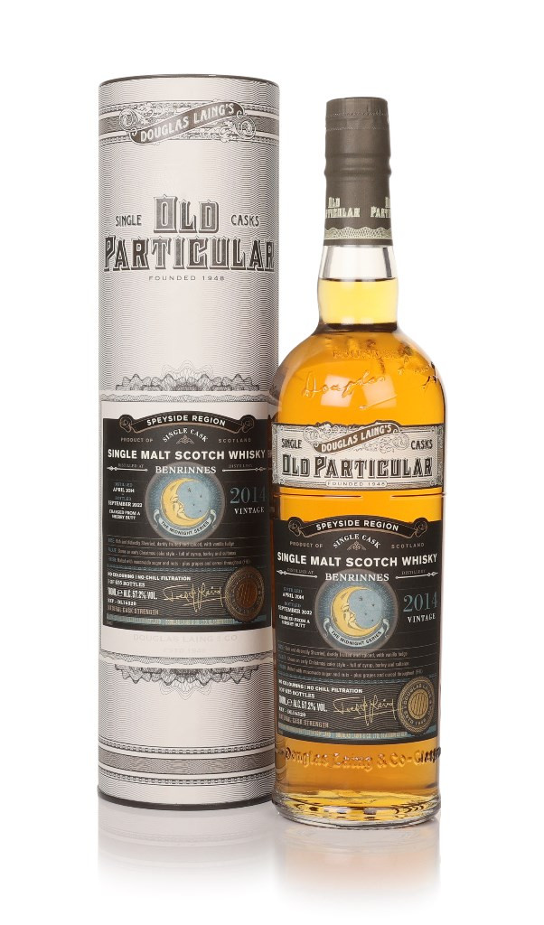 Benrinnes 8 Year Old 2014 (cask 16320) - Old Particular The Midnight Series (Douglas Laing) 70cl