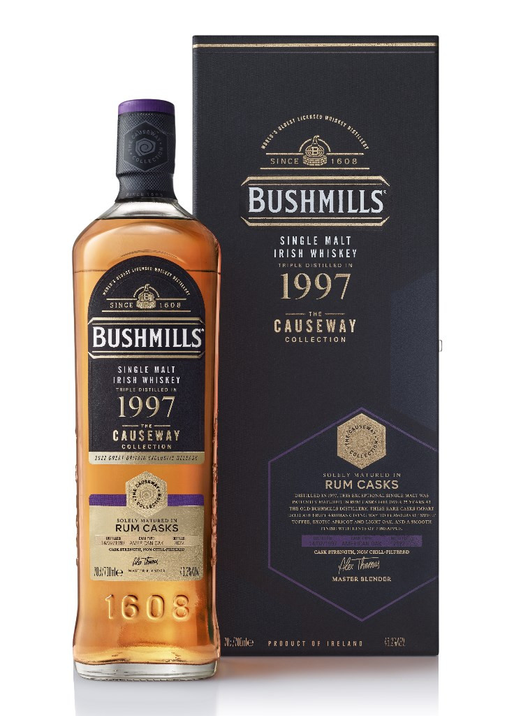 Bushmills 1997 (bottled 2022) Rum Cask - The Causeway Collection 70cl