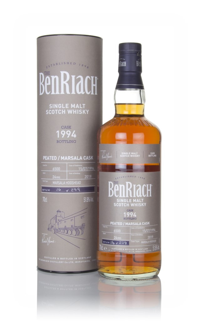 Benriach 24 Year Old 1994 (cask 6500) - Peated, Marsala Cask 70cl