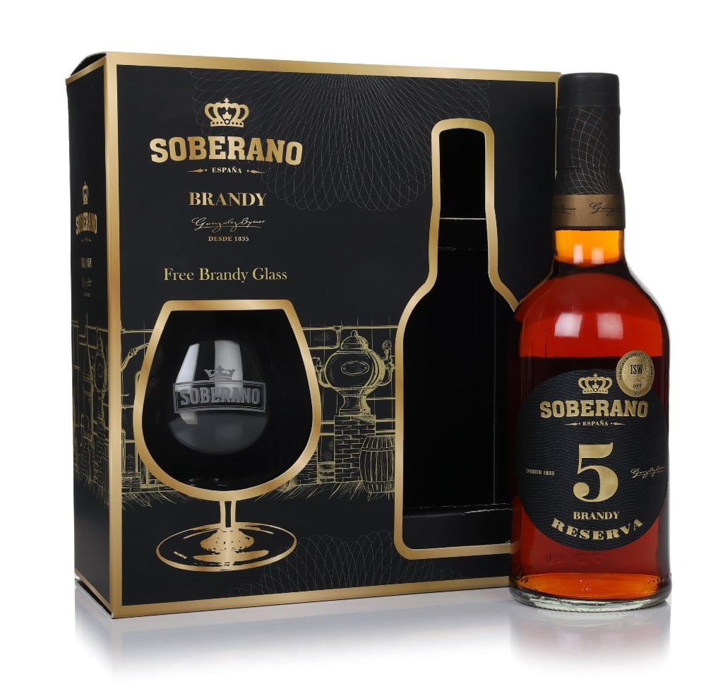 Soberano Reserve 5 Set with Glass 70cl