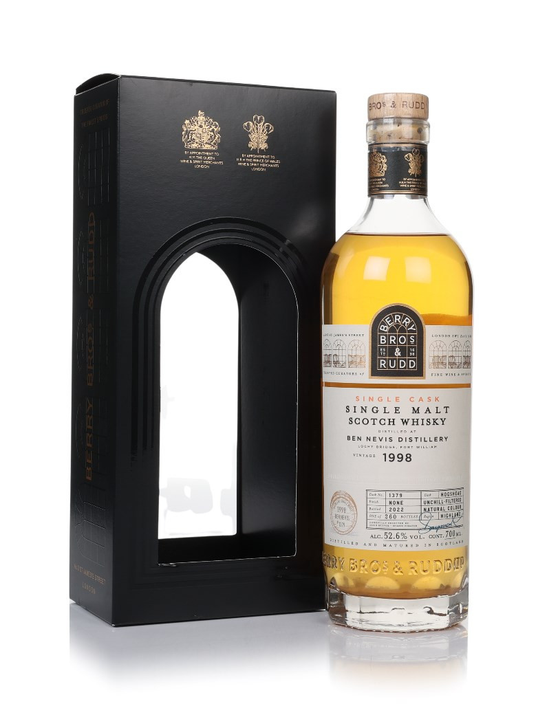 Ben Nevis 1998 (bottled 2022) (cask 1379) - Berry Bros. & Rudd 70cl