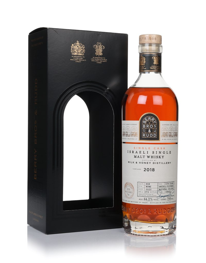 Milk & Honey 2018 (bottled 2022) (cask 858) - Berry Bros. & Rudd 70cl