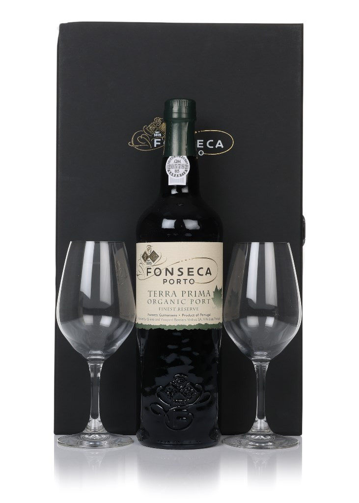 Fonseca Terra Prima Organic Reserve Port Gift Set with 2x Glasses 75cl