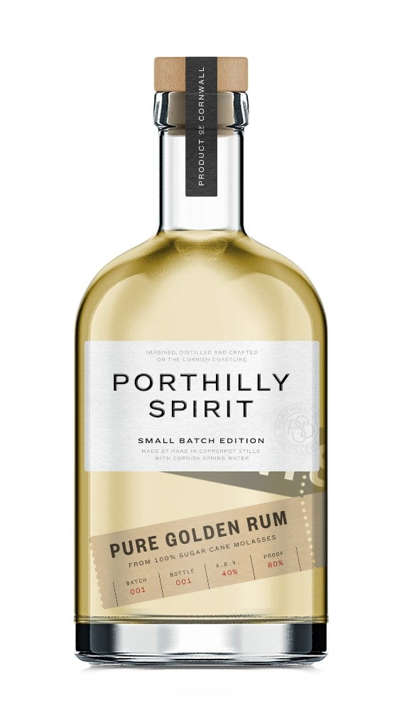 Porthilly Spirit Pure Golden Rum 70cl