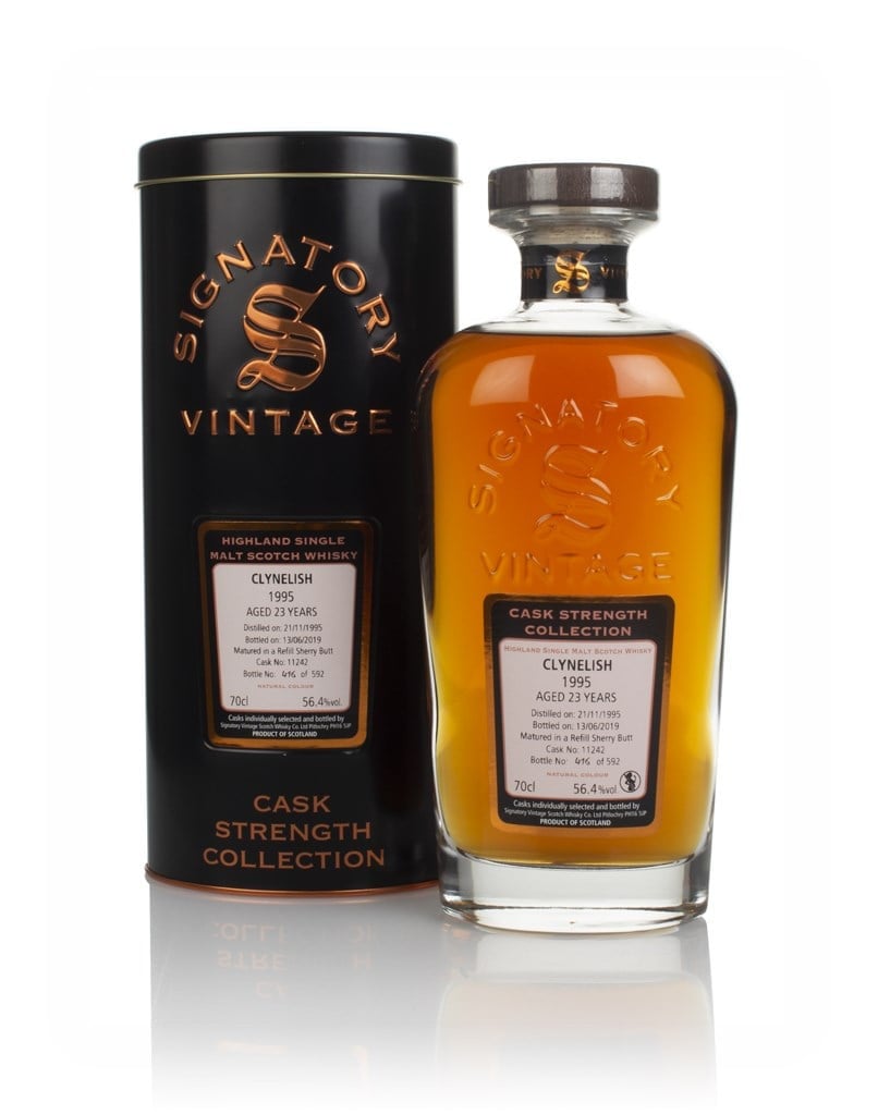 Clynelish 23 Year Old 1995 (cask 11242) - Cask Strength Collection (Signatory) 70cl