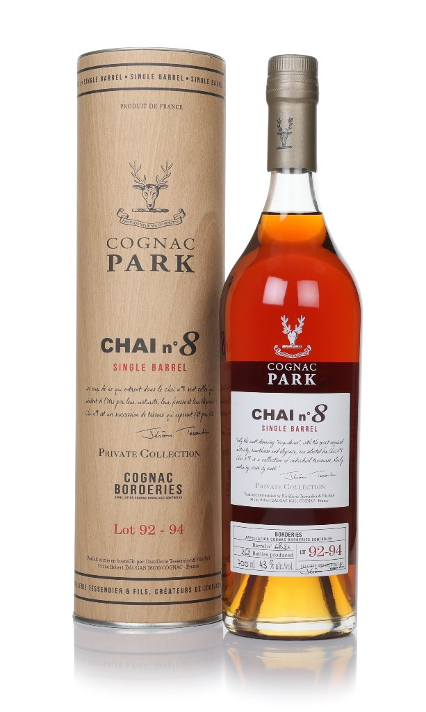 Cognac Park Chai N°8 Single Barrel Borderies Lot 92-94 70cl