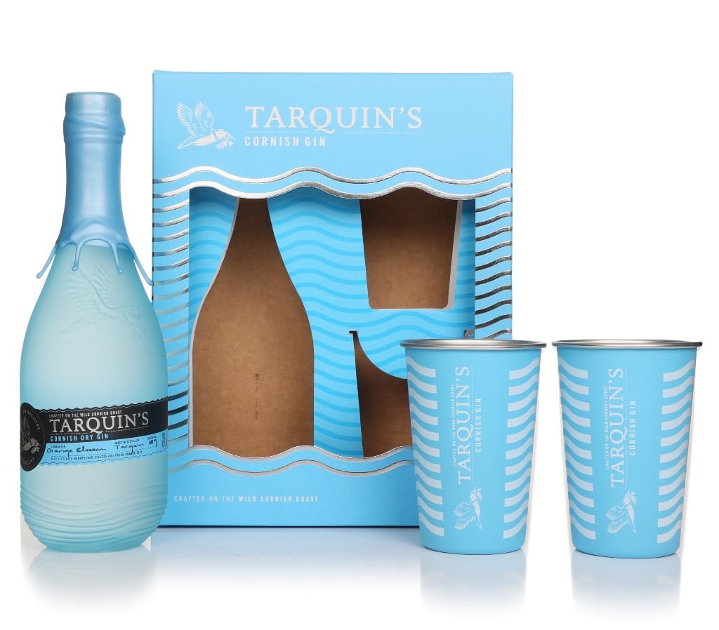 Tarquin’s Cornish Gin Gift Set with 2x Metal Cups