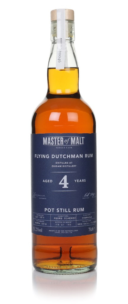 Flying Dutchman Rum 4 Year Old 2014 Single Cask (Master of Malt) 70cl
