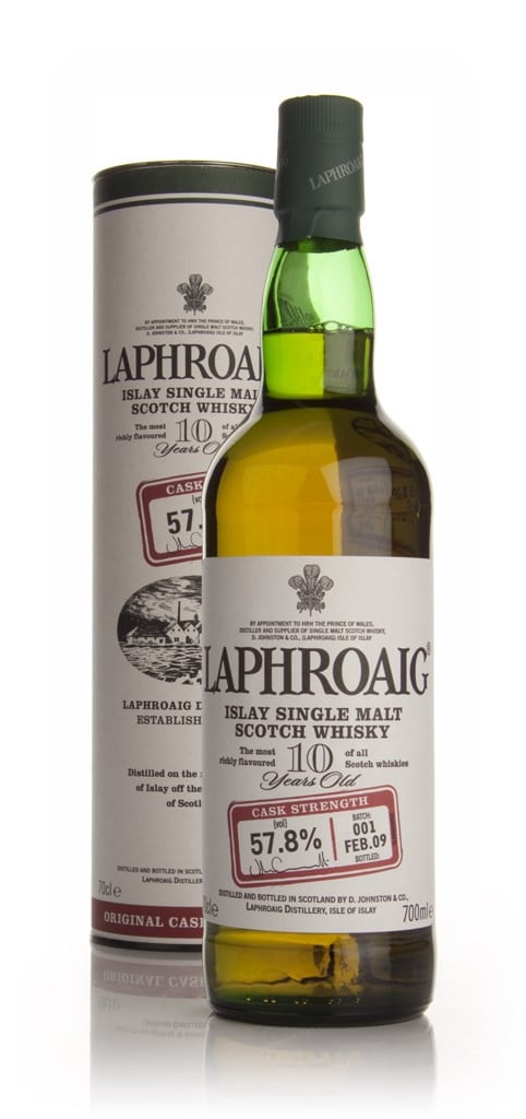 Laphroaig 10 Year Old Cask Strength Batch 001
