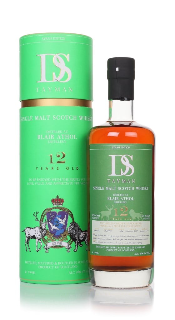Blair Athol 12 Year Old 2009 Syrah Edition - DS Tayman