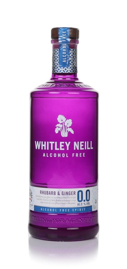 Whitley Neill Rhubarb & Ginger Alcohol Free 70cl