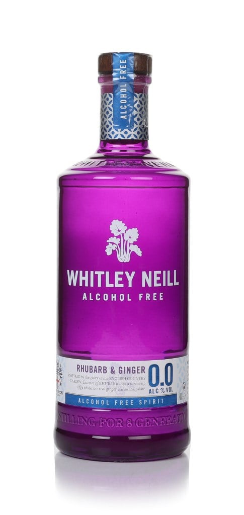 Whitley Neill Rhubarb & Ginger Alcohol Free 70cl