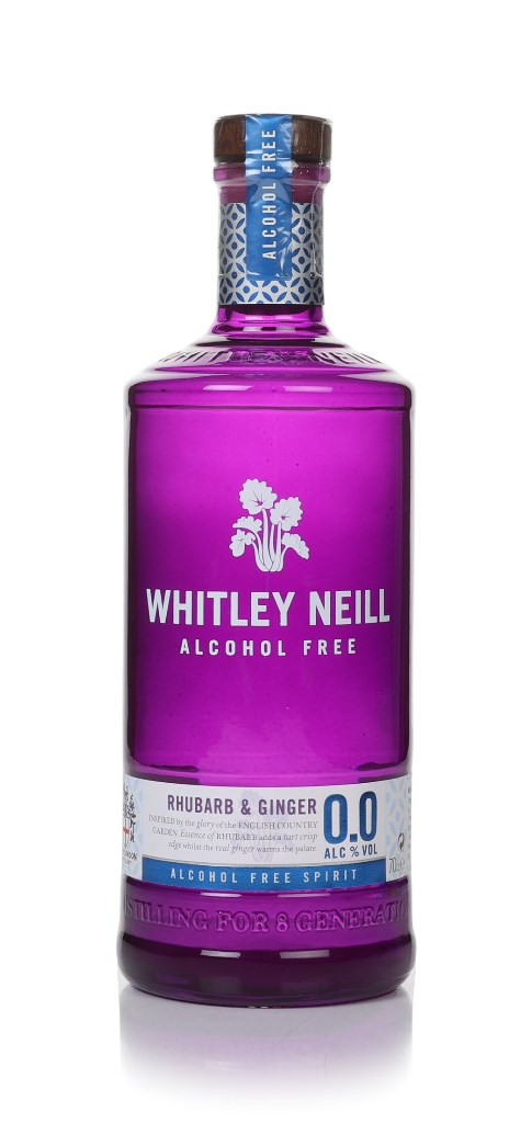 Whitley Neill Rhubarb & Ginger Alcohol Free 70cl
