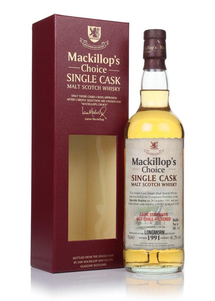 Longmorn 1991 (cask 128583) - Mackillop's Choice 70cl