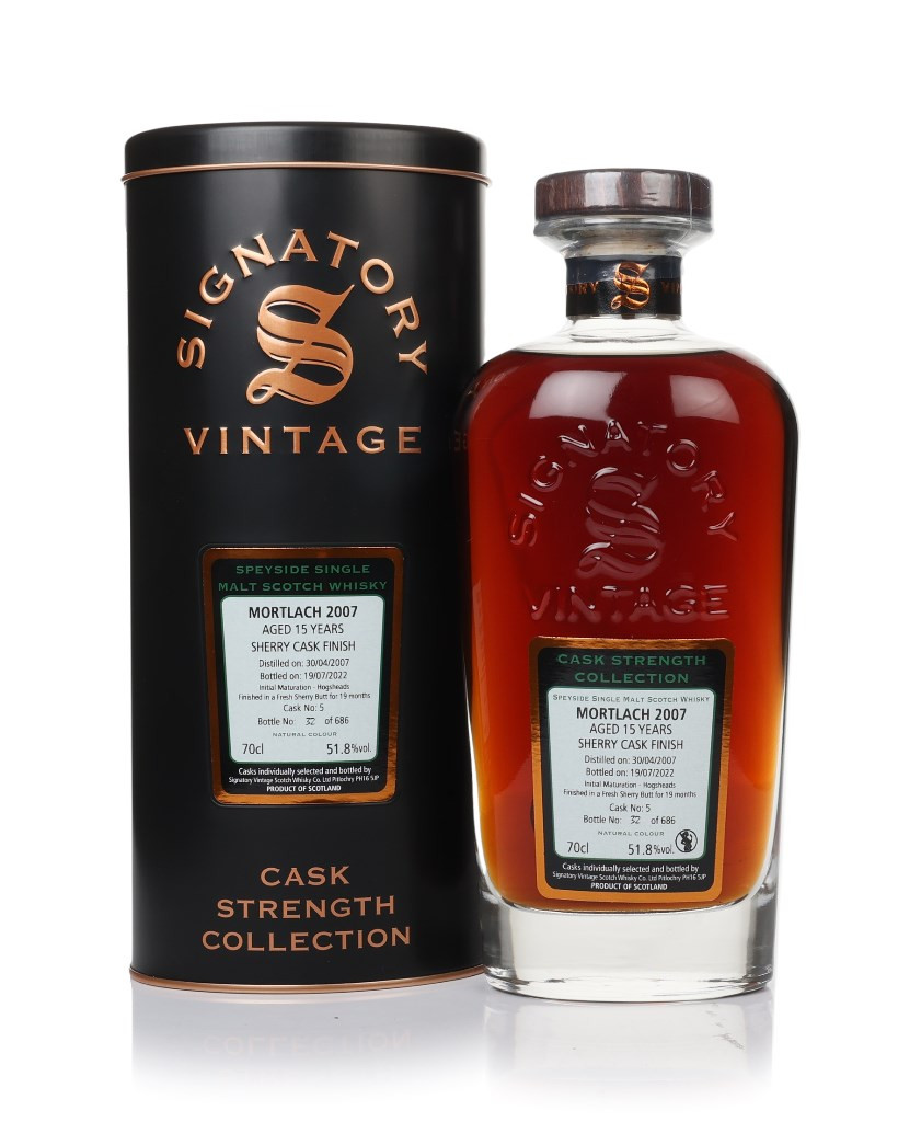 Mortlach 15 Year Old 2007 (cask 5) - Cask Strength Collection (Signatory) 70cl