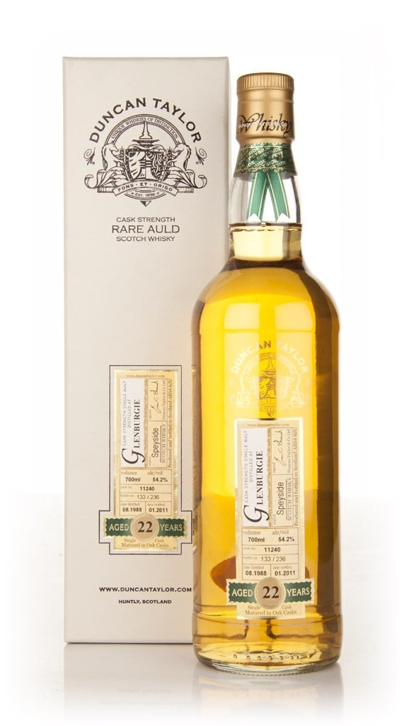 Glenburgie 22 Year Old 1988 Cask 11240 - Rare Auld (Duncan Taylor) 70cl
