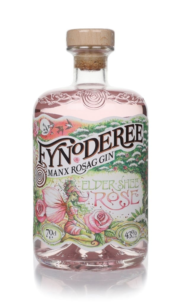 Fynoderee Manx Rosag Gin - Elder Shee Rose 70cl