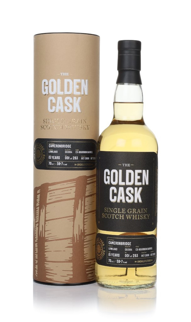 Cameronbridge 15 Year Old 2006 (cask CG004) - The Golden Cask (House of Macduff) 70cl