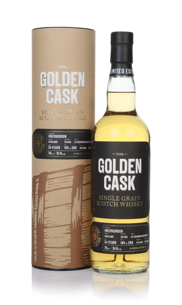Invergordon 34 Year Old 1988 (cask CG006) - The Golden Cask (House of Macduff) 70cl