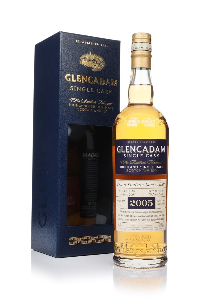 Glencadam 16 Year Old 2005 (cask 1) - Pedro Ximenez Sherry Butt 70cl