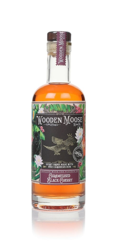 Wooden Moose Caramelised Black Cherry Rum 50cl