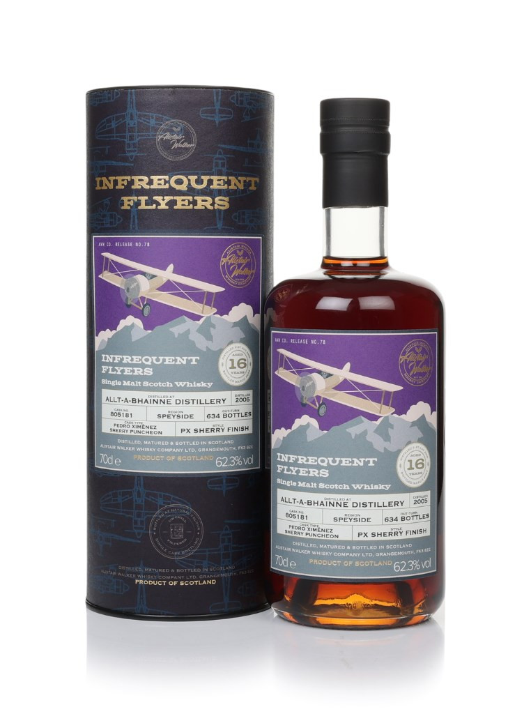 Allt-a-Bhainne 16 Year Old 2005 (cask 805181) - Infrequent Flyers (Alistair Walker) 70cl
