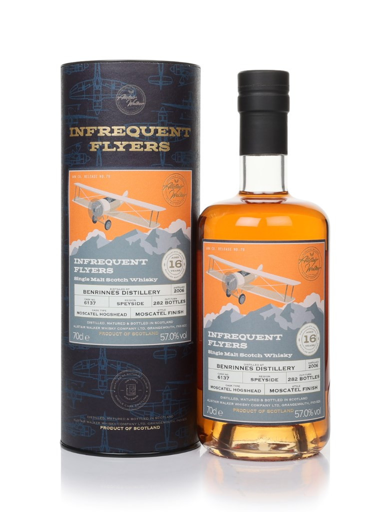 Benrinnes 16 Year Old 2006 (cask 6137) - Infrequent Flyers (Alistair Walker) 70cl