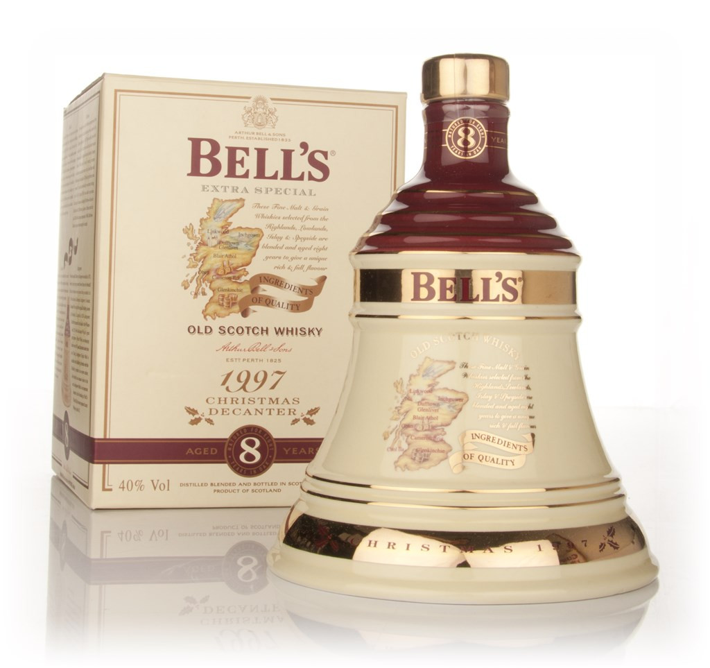 Bell's 1997 Christmas Decanter
