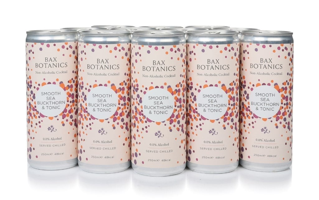 Bax Botanics - Smooth Sea Buckthorn & Tonic (12 x 250ml) 300cl