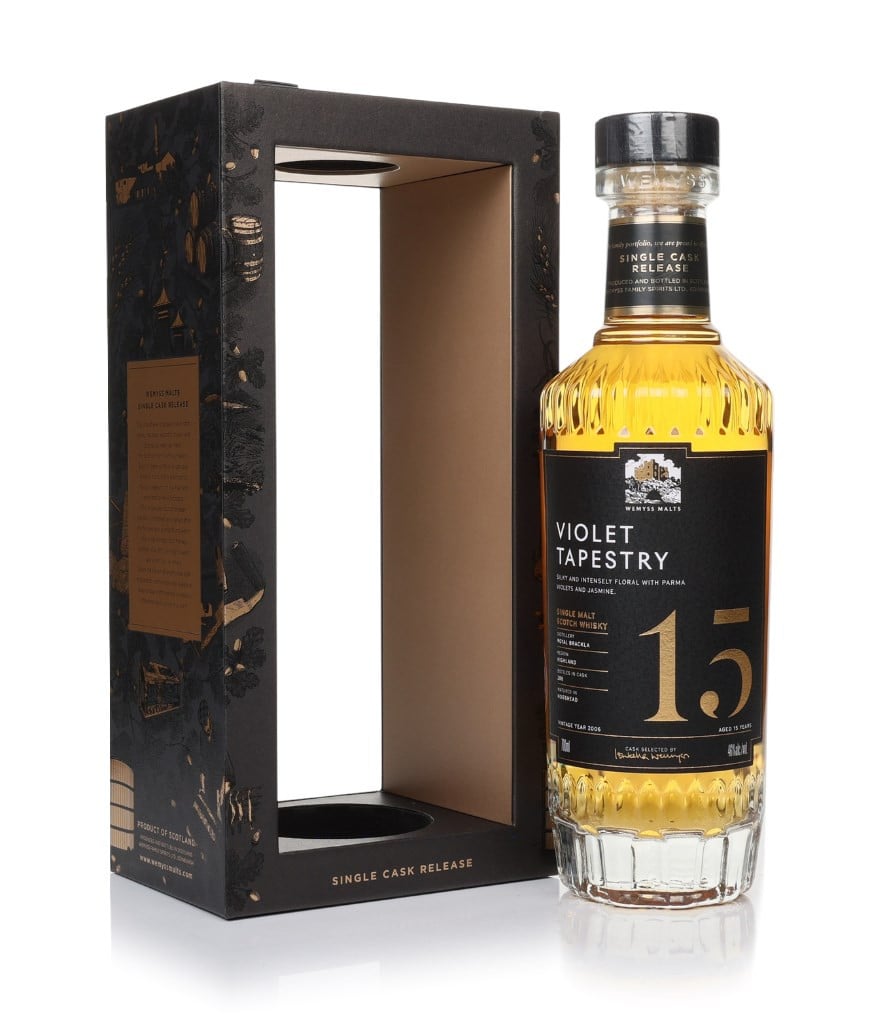 Violet Tapestry 15 Year Old 2006 - Wemyss Malts (Royal Brackla) 70cl