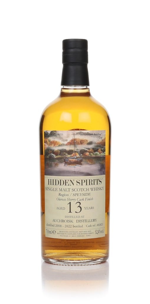 Auchroisk 13 Year Old 2008 (cask AK822) - Hidden Spirits 70cl