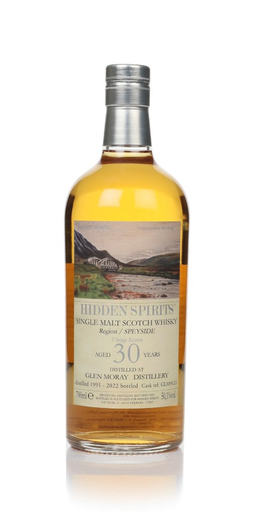 Glen Moray 30 Year Old 1991 (cask GLM9122) - Hidden Spirits 70cl