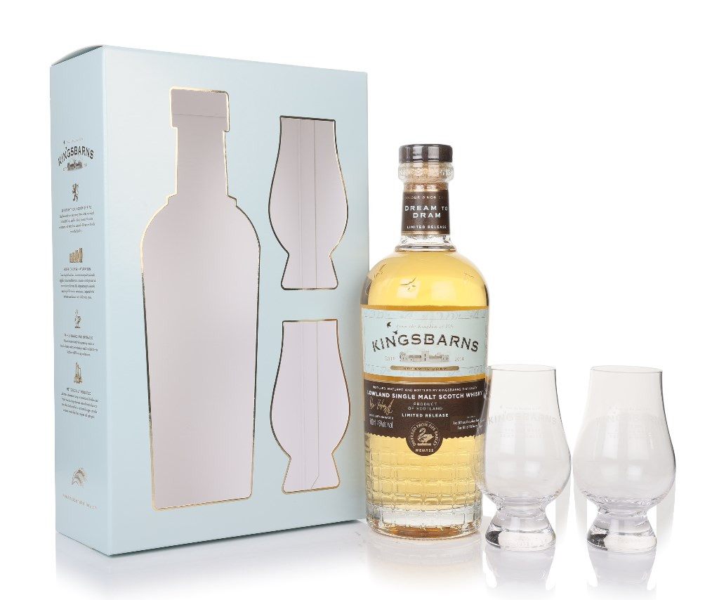 Kingsbarns Dream to Dram (with 2x Glasses) 70cl