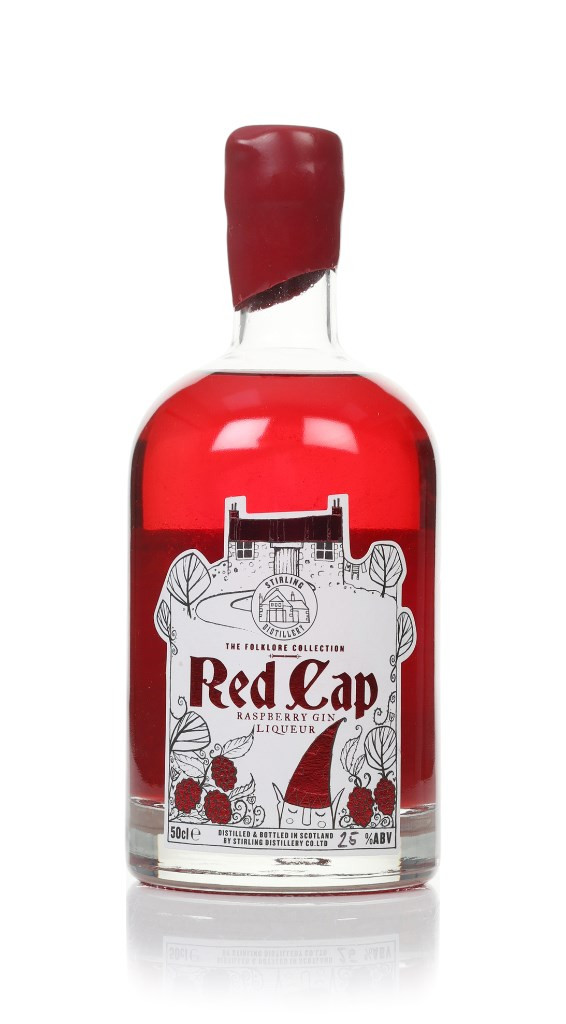 Stirling Red Cap Raspberry Gin Liqueur 50cl