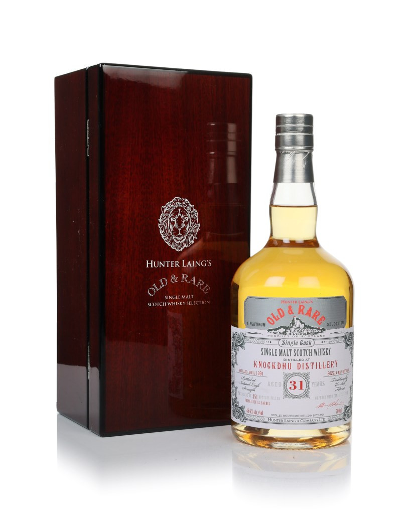 Knockdhu 31 Year Old 1991 - Old & Rare Platinum (Hunter Laing) 70cl