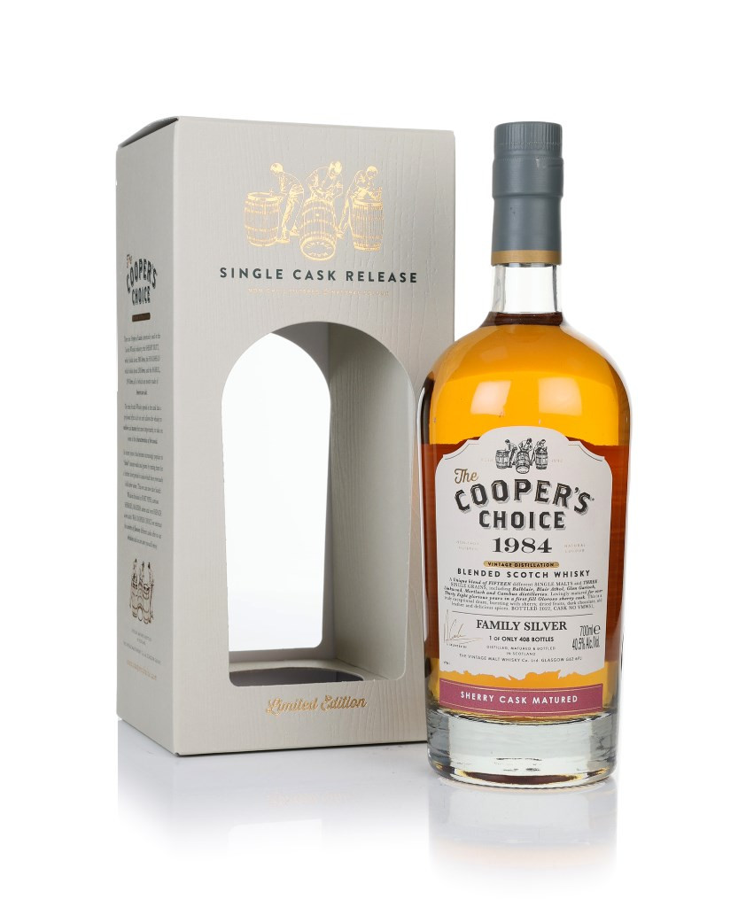 Family Silver 38 Year Old 1984 (cask VMW51 ) - The Cooper's Choice (The Vintage Malt Whisky Co.) 70cl
