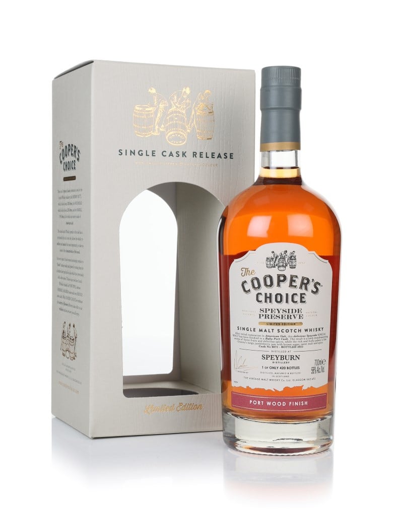 Speyburn "Speyside Preserve" (cask 8872) - The Cooper's Choice (The Vintage Malt Whisky Co.) 70cl
